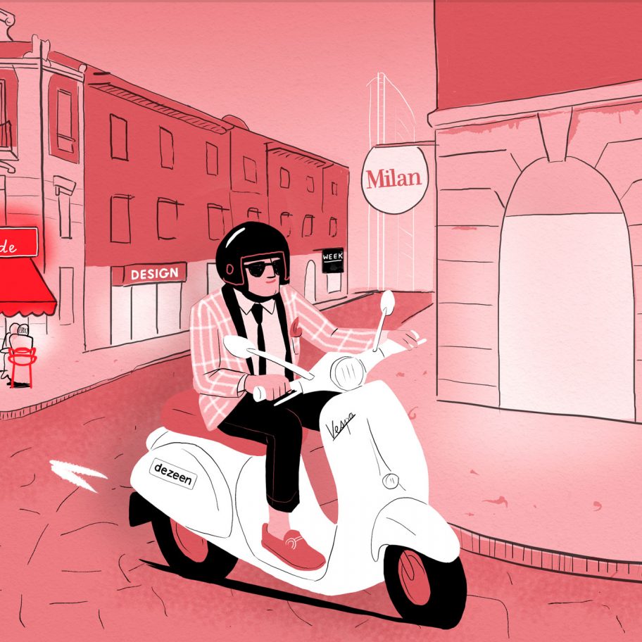 Milan design week 2020 events guide illustration by Rima Sabina Aouf