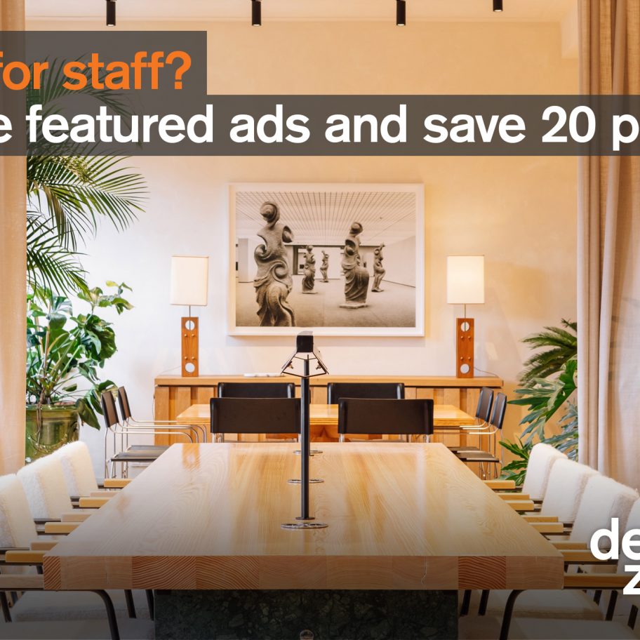Buy three featured ads on Dezeen Jobs and save 20 per cent