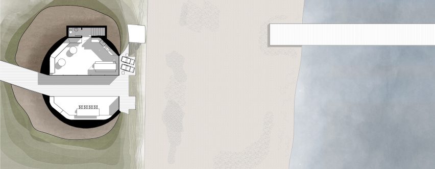 Dune House by Studio Vural First Floor Plan