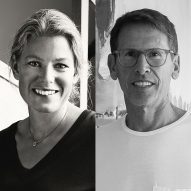 Designer Emma Olbers and Emeco CEO Gregg Buchbinder