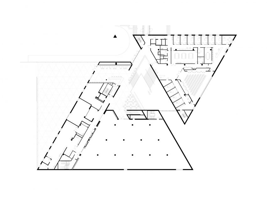Eskenazi Museum Renovation bu Ennead Architects First Floor Plan