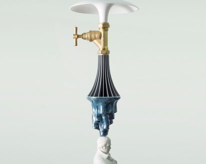 Established & Sons relaunches totem-like lamps designed as an homage to over consumption