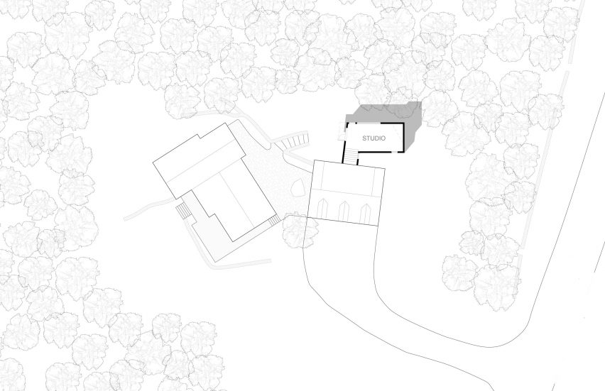 Gelah Penn Studio by O'Neill McVoy Site Plan