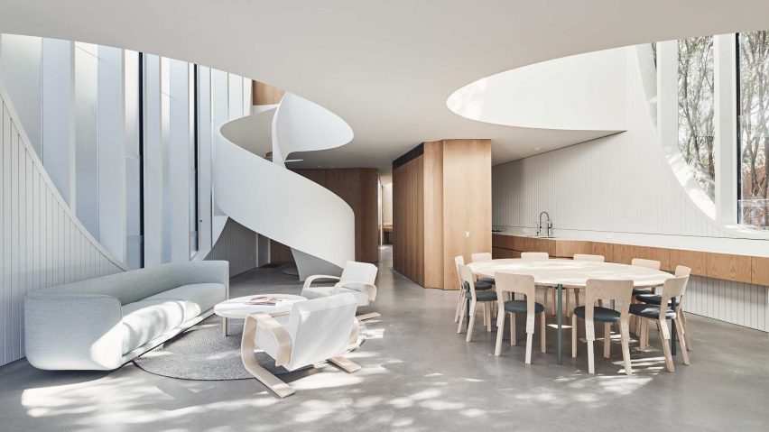 Glebe House by Chenchow Little Architects living space