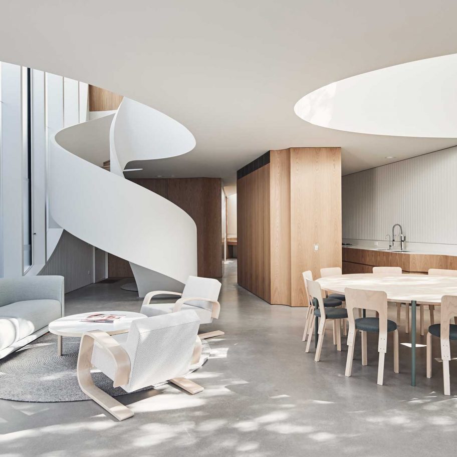 Glebe House by Chenchow Little Architects living space