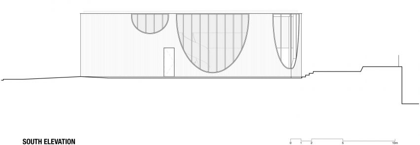 Glebe House by Chenchow Little Architects south elevation