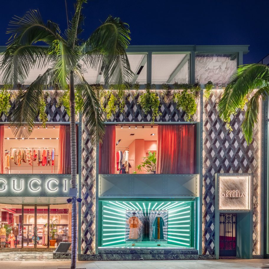 Gucci Osteria da Massimo Bottura restaurant in Los Angeles