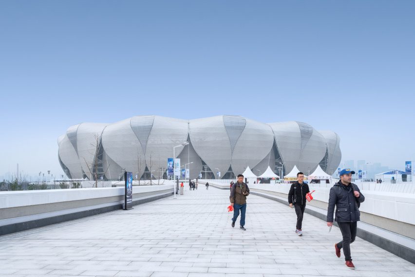 Hangzhou Olympic Sports Center by NBBJ in China