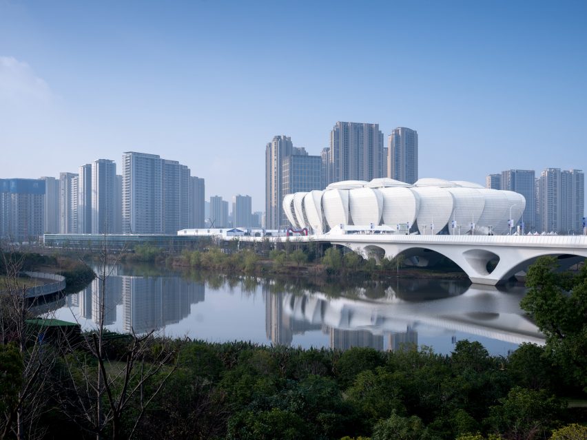 Hangzhou Olympic Sports Center by NBBJ in China