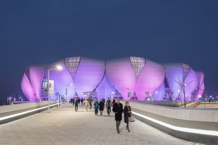 Hangzhou Olympic Sports Center by NBBJ in China