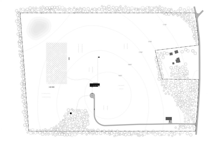 Hass House by Feuerstein Quagliara Site Plan