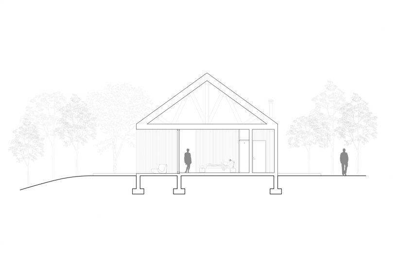 Hass House by Feuerstein Quagliara Section
