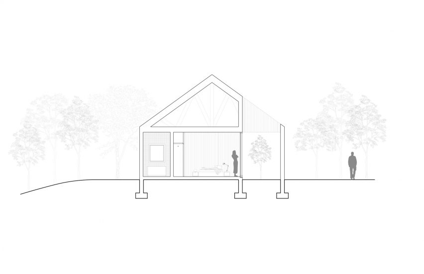 Hass House by Feuerstein Quagliara Section