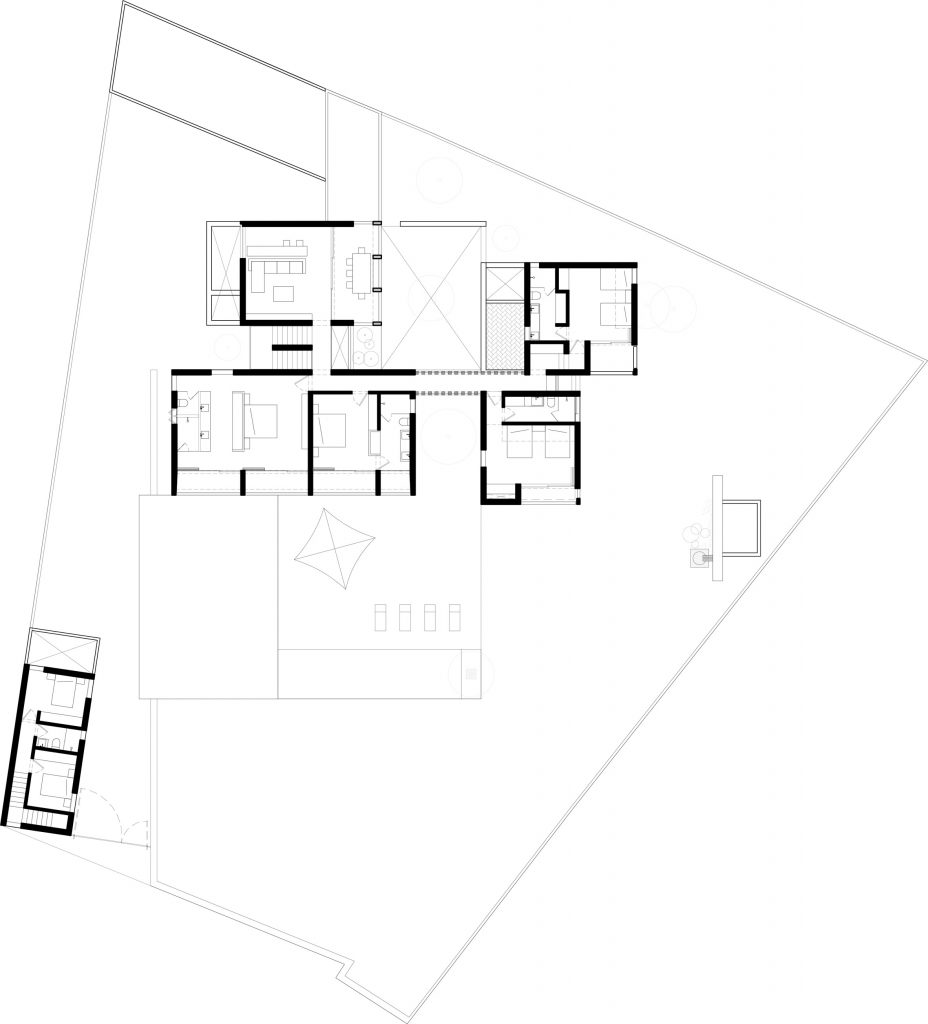 House in Avandaro by Taller Hector Barroso Floor Plan