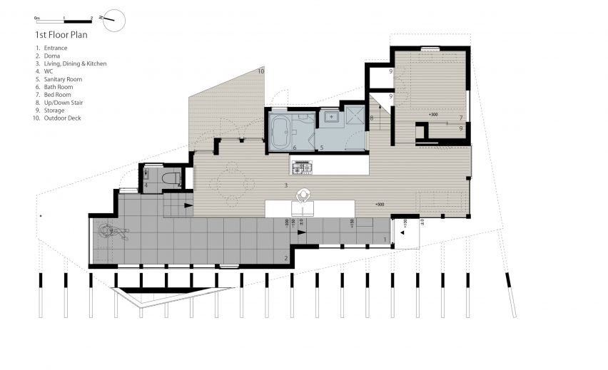 House in Gakuenmae by FujiwaraMuro Architects in Japan