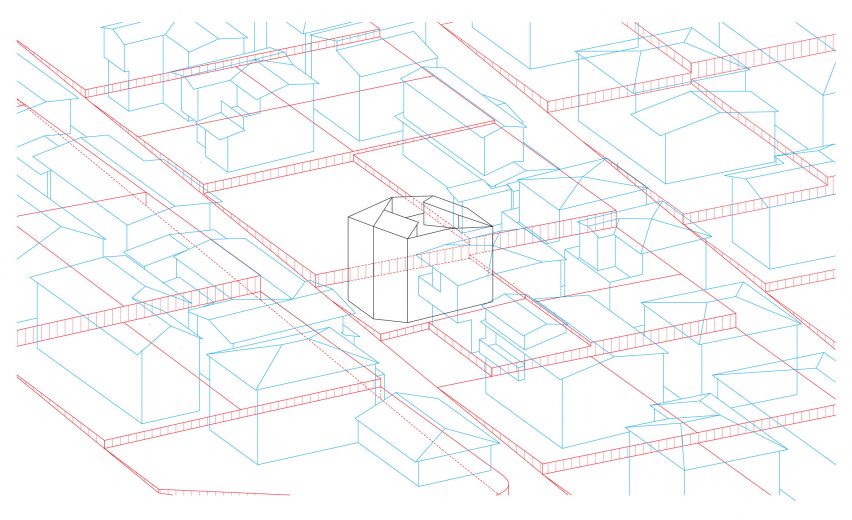 House in Takatsuki by Tato Architects diagram