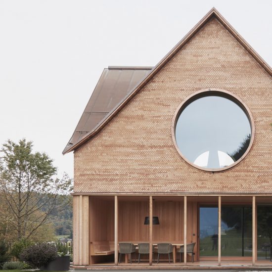 House with Three Eyes by Innauer-Matt Architekten gable