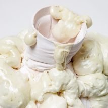 Julia Olanders makes "toxic" vases from insulation foam and concrete