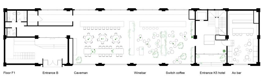 K5 Tokyo hotel by Claesson Koivisto Rune floor plans