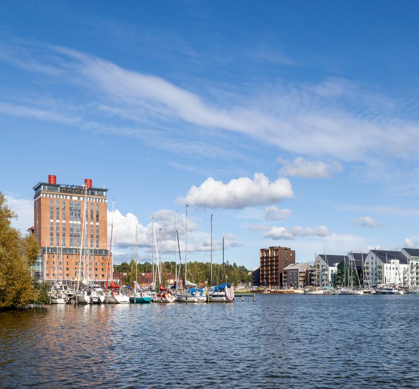 Sweden's tallest timber tower, Kajstaden, by CF Møller
