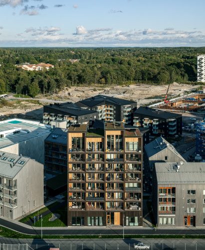 Sweden's tallest timber tower, Kajstaden, by CF Møller