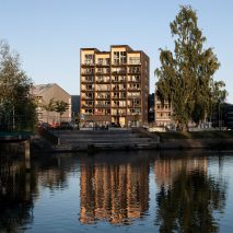 Sweden's tallest timber tower, Kajstaden, by CF Møller