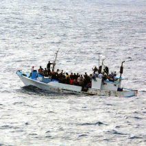 Greece condemned for floating sea border wall to deter refugees