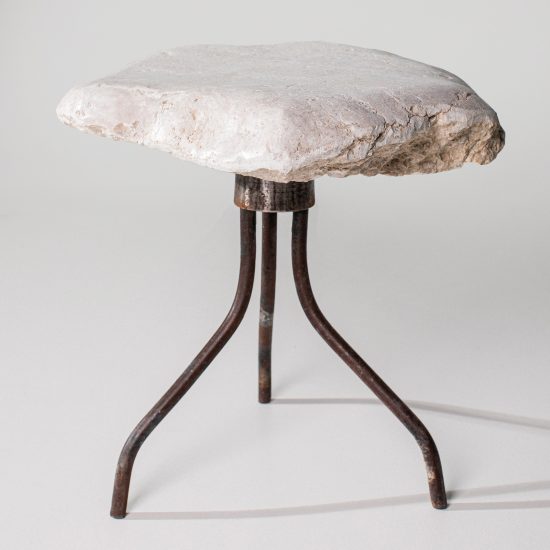 When The Shovel Hits the Stone limestone stools by Oliver Kanniste