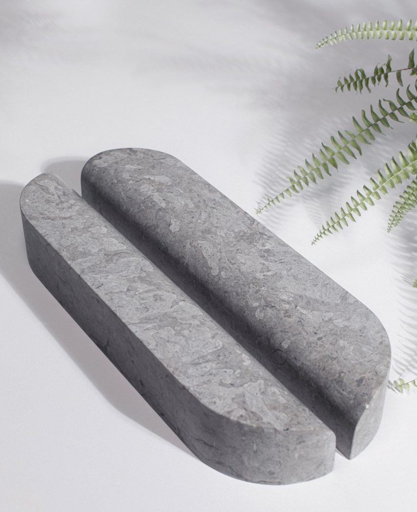 Alus by Siim Simmermann in limestone