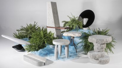 Limestone furniture by Estonian Academy of Arts students