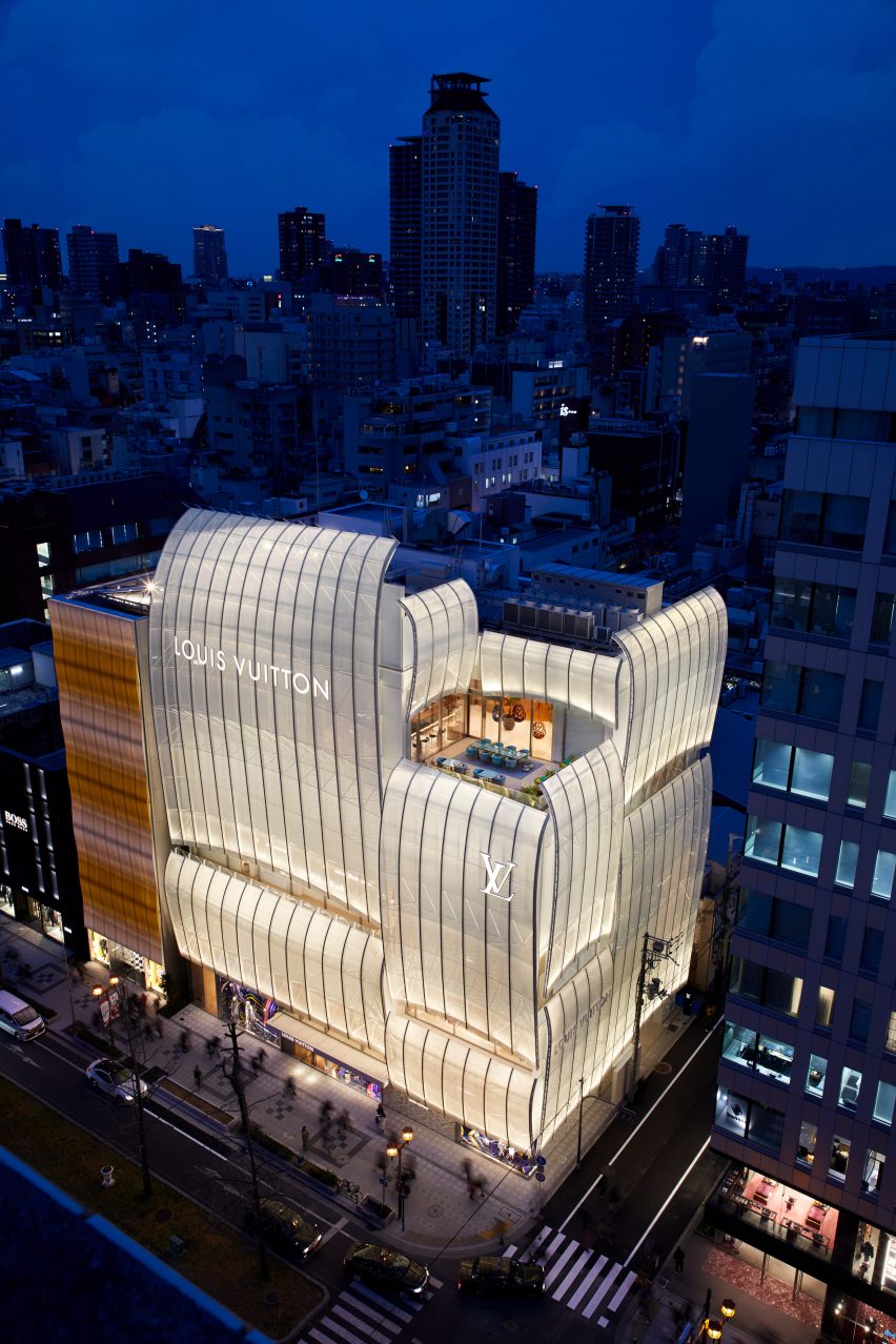 Louis Vuitton's flagship Osaka store by Jun Aoki and Peter Marino