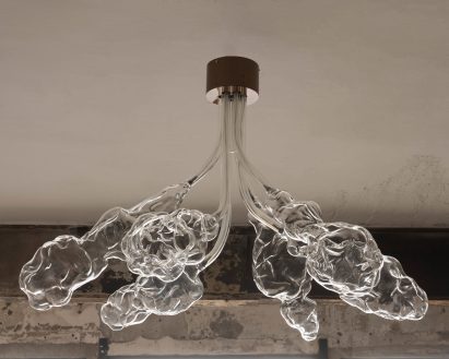 Marta Armengol's glass homeware is suspended like "bubbles in space"