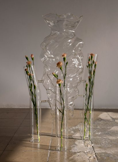 Marta Armengol's glass homeware is suspended like "bubbles in space"