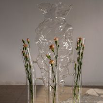Marta Armengol's glass homeware is suspended like "bubbles in space"