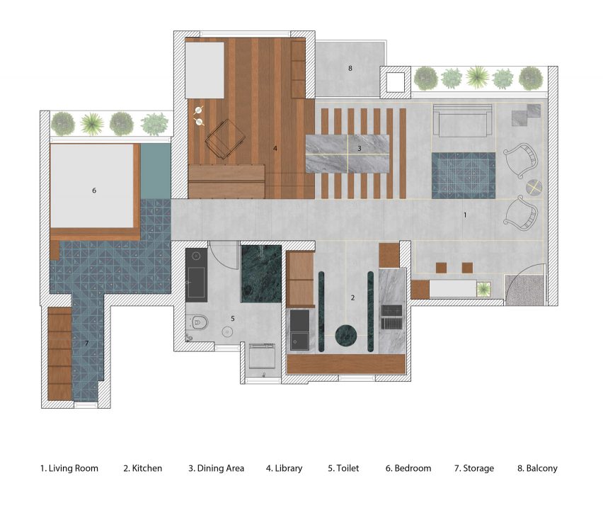 MD Apartment by Saransh