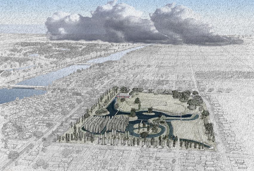Mirabeau Water Garden by Waggonner & Ball in New Orleans