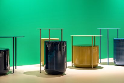 Studio David Thulstrup designs "co-dependent" side table pair for Møbel