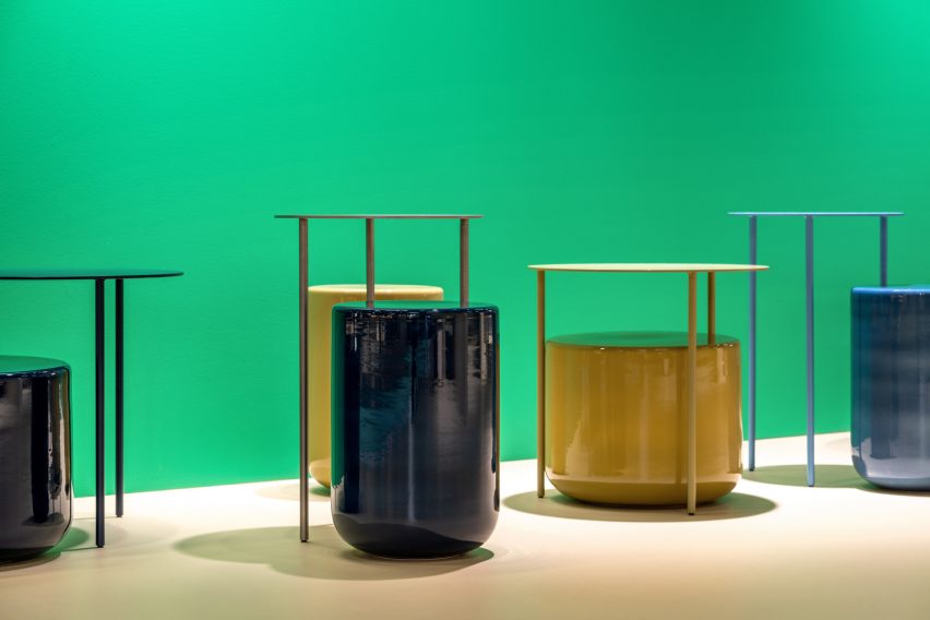 Studio David Thulstrup designs "co-dependent" side table pair for Møbel