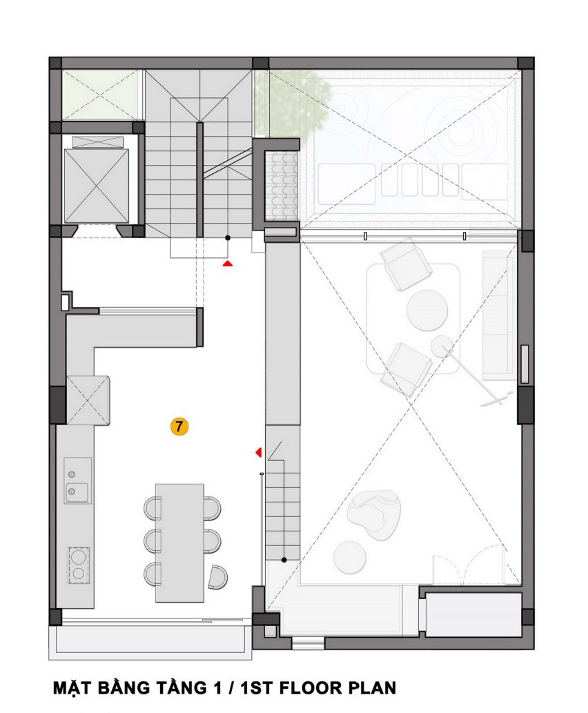 Nhà Đâu Đau by Landmak Architecture