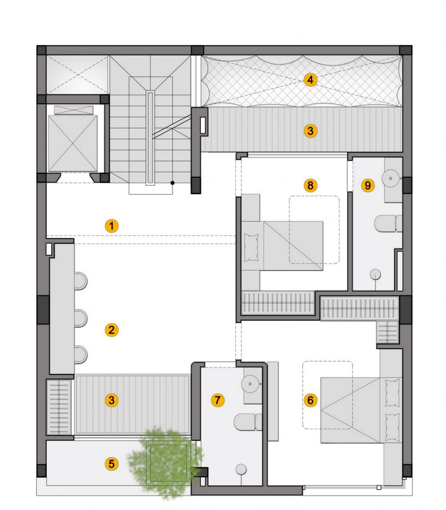 Nhà Đâu Đau by Landmak Architecture