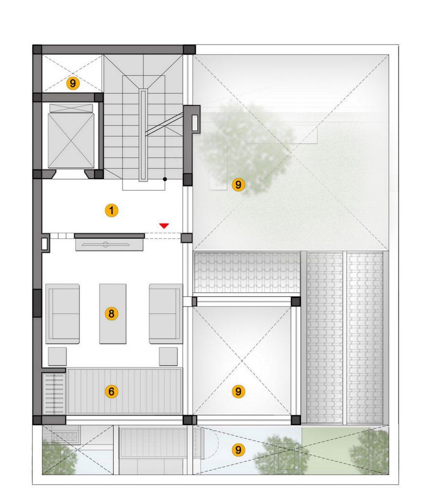 Nhà Đâu Đau by Landmak Architecture