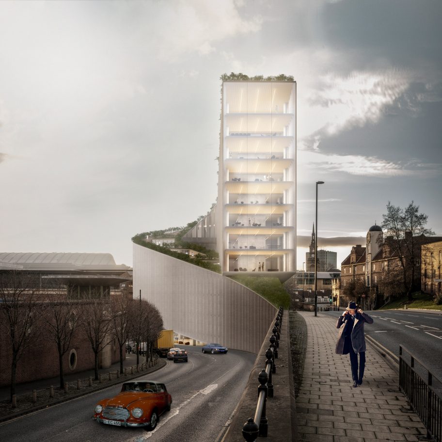 Visual of No 1 Quayside by BIG in Newcastle, UK
