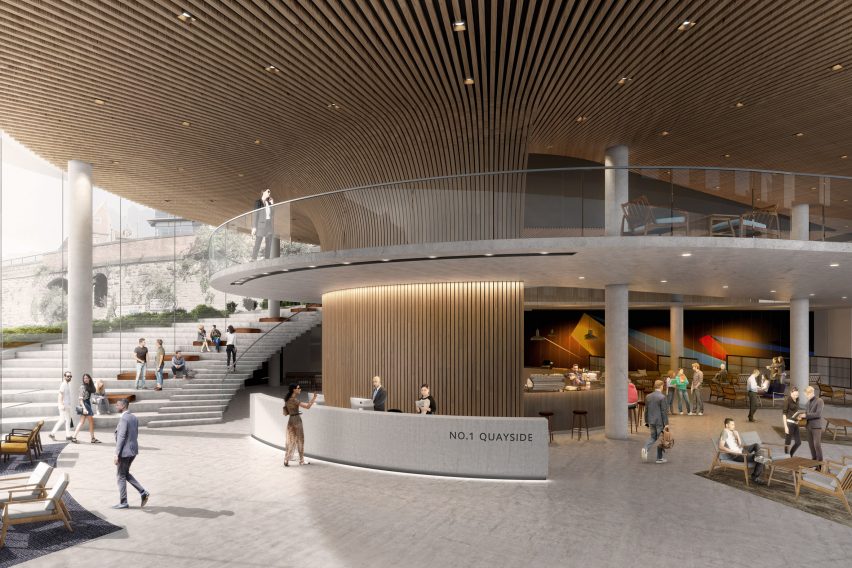 Visual of No 1 Quayside by BIG in Newcastle, UK