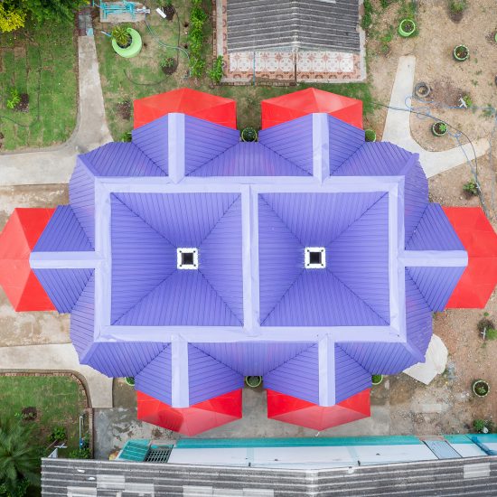 Water harvesting-classroom at Ban Wang Toey School by Pareid and students from Chulalongkorn University