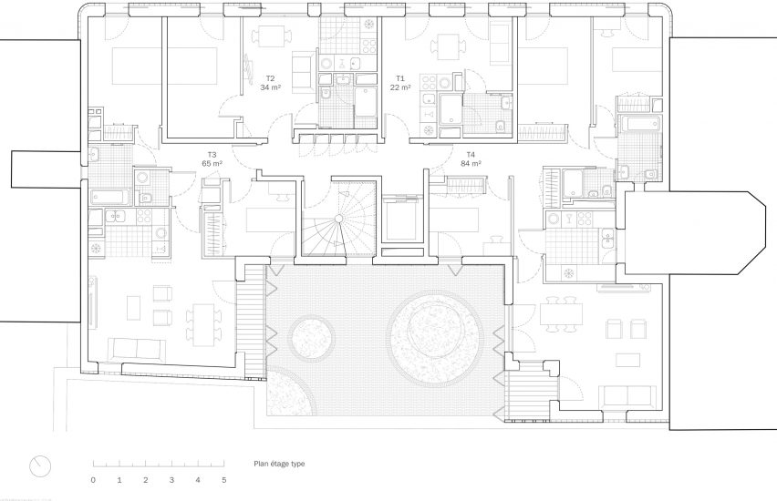 Paris social housing by Avenier Cornejo