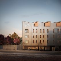 Model-C carbon-neutral apartment block in Boston by Generate