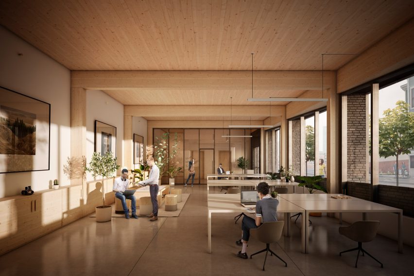 Model-C carbon-neutral apartment block in Boston by Generate