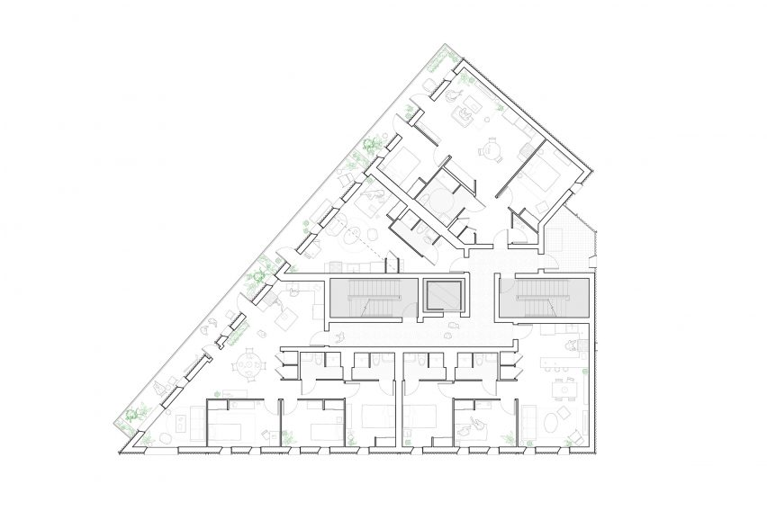 Model-C carbon-neutral apartment block in Boston by Generate