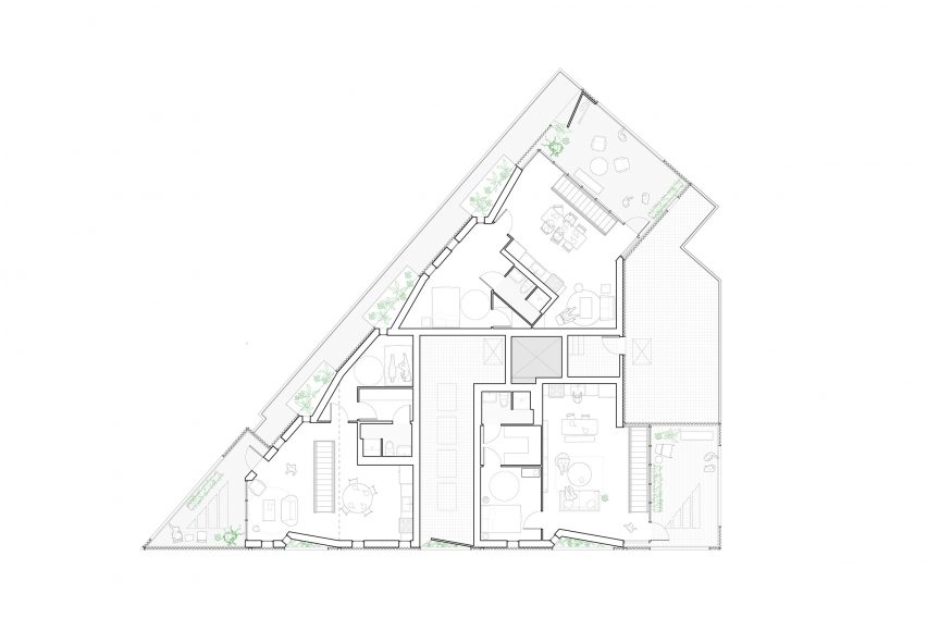 Model-C carbon-neutral apartment block in Boston by Generate
