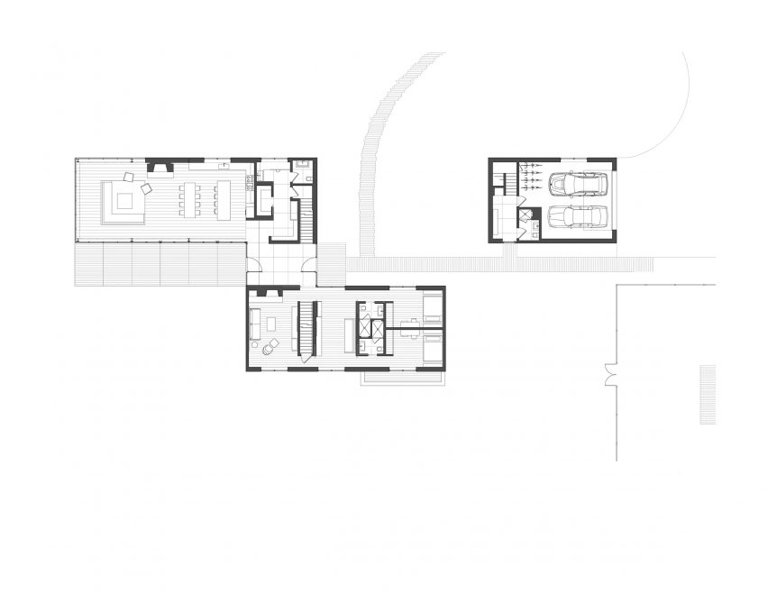 Grove House by Roger Ferris + Partners Ground Floor Plan